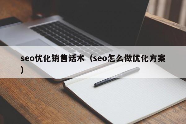 seo優(yōu)化銷(xiāo)售話(huà)術(shù)(seo怎么做優(yōu)化方案)